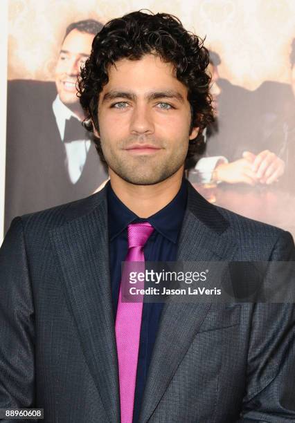 Actor Adrian Grenier attends the sixth season premiere of HBO's "Entourage" at Paramount Studios on July 9, 2009 in Los Angeles, California.