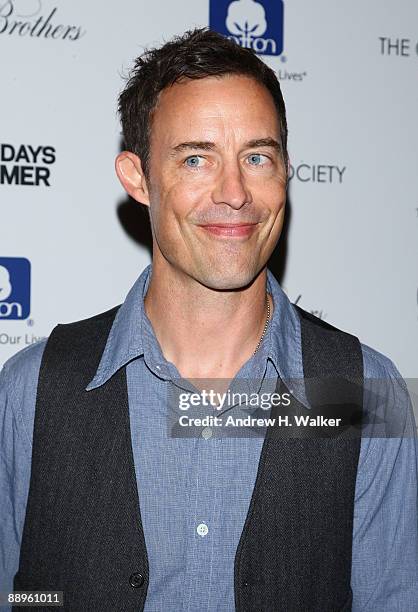 Actor Tom Cavanagh attends a screening of "500 Days Of Summer" hosted by The Cinema Society with Brooks Brothers and Cotton at the Tribeca Grand...