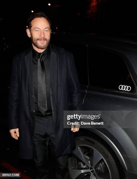 Jason Isaacs arrives in an Audi at the British Independent Film Awards at Old Billingsgate on December 10, 2017 in London, England.