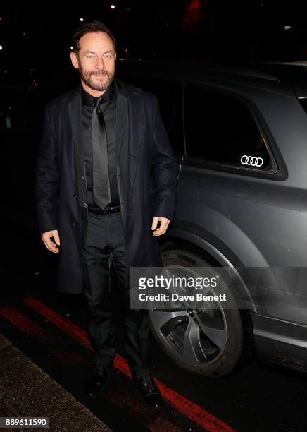 Jason Isaacs arrives in an Audi at the British Independent Film Awards at Old Billingsgate on December 10, 2017 in London, England.