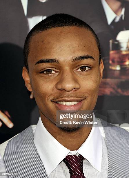 Rapper Bow Wow arrives at the premiere of HBO's "Entourage" - Season 6 at the Paramount Theater on July 9, 2009 in Los Angeles, California.