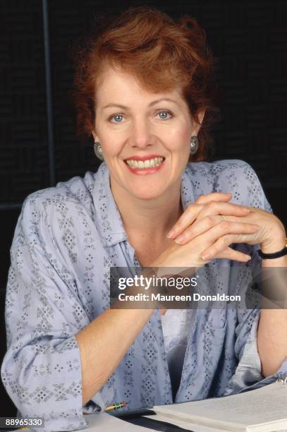 English actress Lynn Redgrave, 1990.