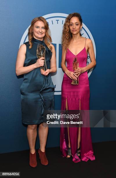 Emily Morgan and Gloria Huliwer attend the British Independent Film Awards held at Old Billingsgate on December 10, 2017 in London, England.