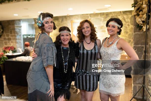 Taylor Seabaker, Kira Reed Lorsch; Frankie Ingrassia and Chelsea Rivera attend The Thalians: Hollywood for Mental Health Holiday Party 2017 at the...