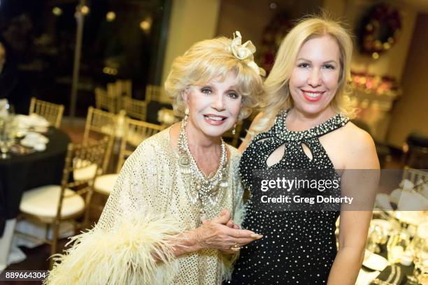Actress Ruta Lee and Diva Naparette attend The Thalians: Hollywood for Mental Health Holiday Party 2017 at the Bel Air Country Club on December 09,...