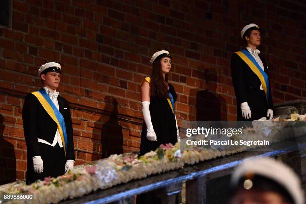 General view during the Nobel Prize Banquet 2017 at City Hall on December 10, 2017 in Stockholm, Sweden.