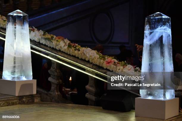 General view during the Nobel Prize Banquet 2017 at City Hall on December 10, 2017 in Stockholm, Sweden.