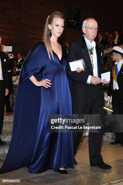 Guests attend the Nobel Prize Banquet 2017 at City Hall on December 10, 2017 in Stockholm, Sweden.