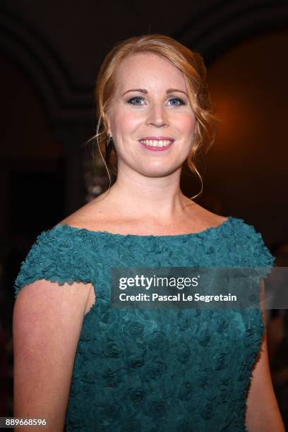 Annie Loof attend the Nobel Prize Banquet 2017 at City Hall on December 10, 2017 in Stockholm, Sweden.