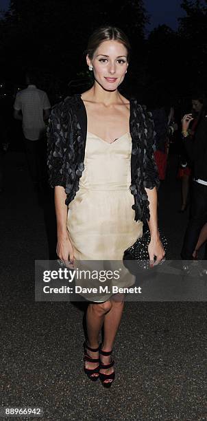 Olivia Palermo attends the Serpentine Gallery Summer Party, at The Serpentine Gallery on July 9, 2009 in London, England.