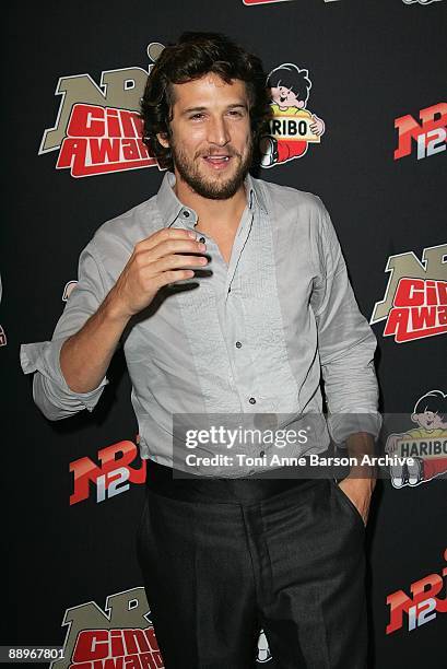 Guillaume Canet arrives at the NRJ Cine Awards on October 1, 2007 in Paris.