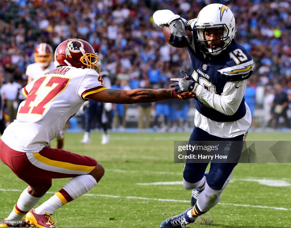 Washington Redskins v Los Angeles Chargers