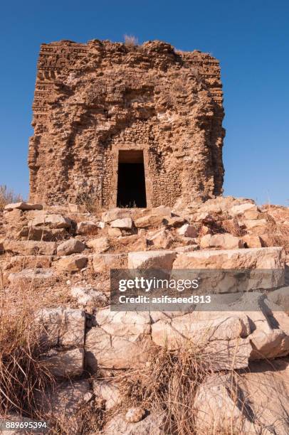 karfir kot ruins - dera ismail khan stock pictures, royalty-free photos & images