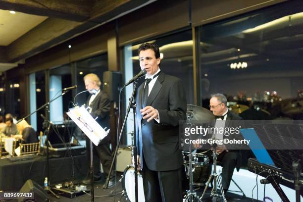 Jimmy Carnelli performs at The Thalians: Hollywood for Mental Health Holiday Party 2017 at the Bel Air Country Club on December 09, 2017 in Bel Air,...