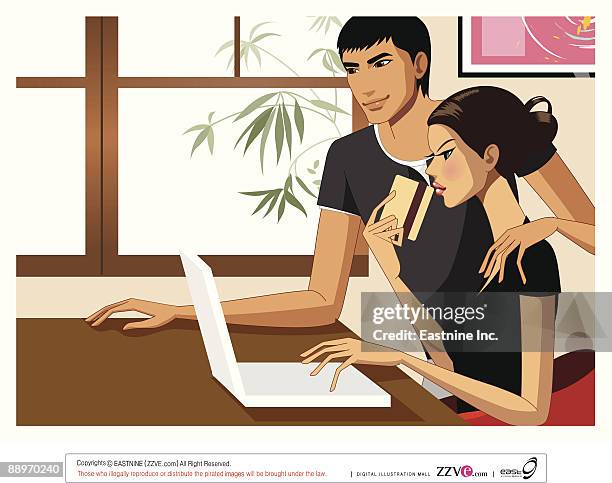 108 Hug Computer High Res Illustrations - Getty Images