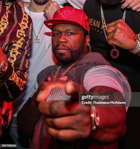 Cent at Ora Nightclub on December 9, 2017 in Miami Beach, Florida.