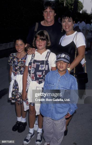 Bruce Jenner, Kris Kardashian and family