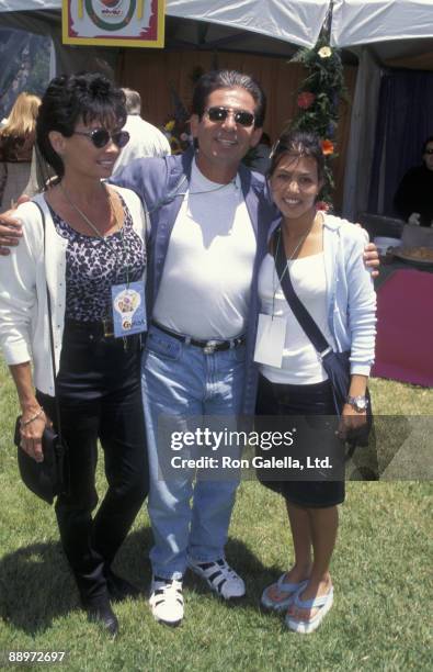 Attorney Robert Kardashian and daughter Kourtney Kardashian attending Nineth Annual 'A Time For Heroes' E. Glaser Pediatric AIDS Association Benefit...