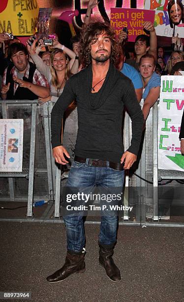Kris leaves the Big Brother house during the sixth eviction on Big Brother Series 10 on July 10, 2009 in Elstree, England.