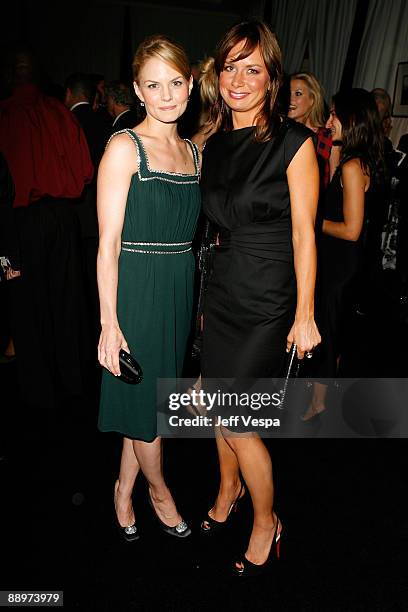 Actresses Jennifer Morrison and Mary Lynn Rajskub inside ELLE Magazine's 14th Annual Women In Hollywood at the four seasons hotel on October 15, 2007...