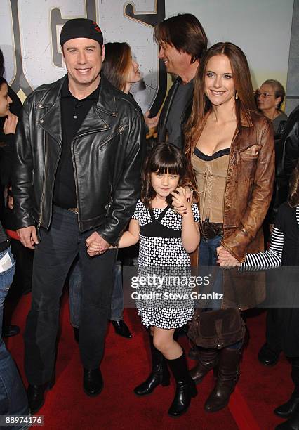 John Travolta, Kelly Preston and daughter