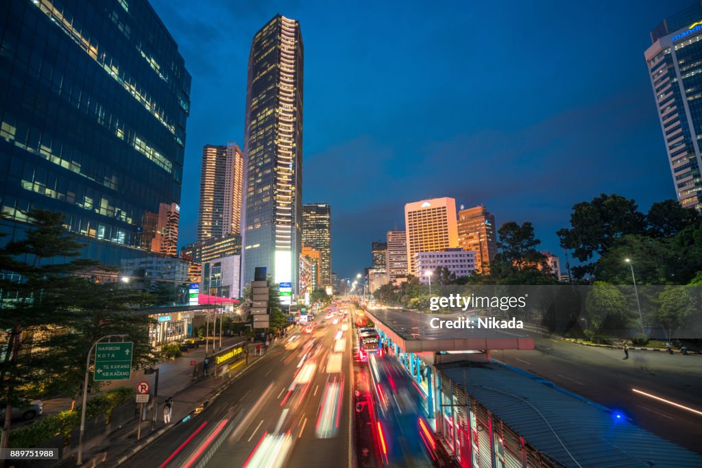 Modern indonesia capital city Jakarta