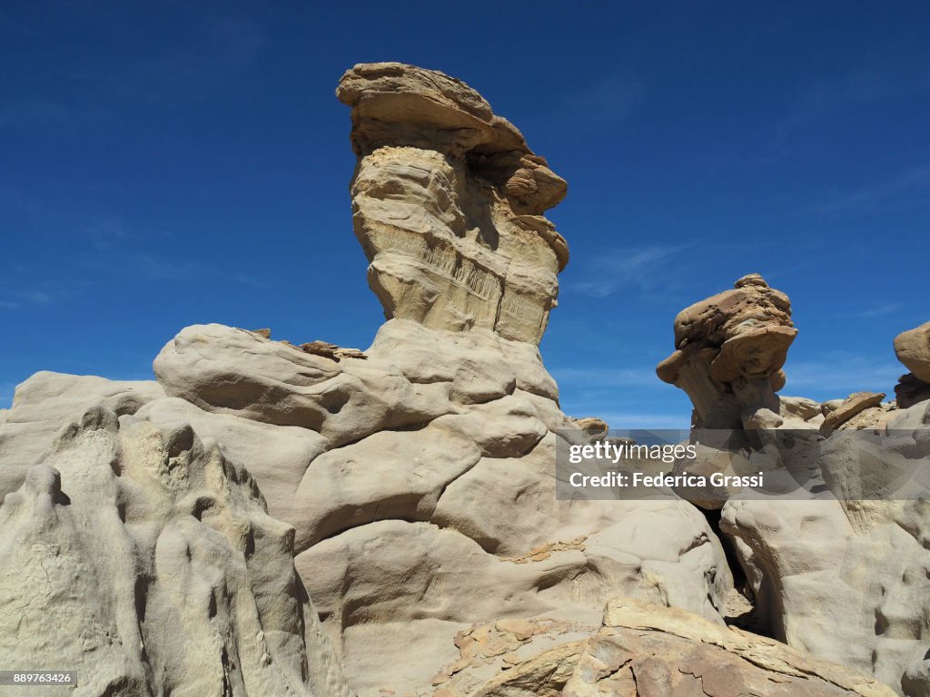 Pinnicale Rocks Pinnacle Rocks At Ahshislepah Wilderness Study Area Nm High-Res Stock ...