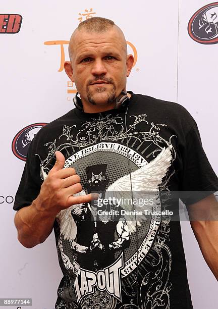 Chuck Liddell arrives at TAO Beach on July 10, 2009 in Las Vegas, Nevada.