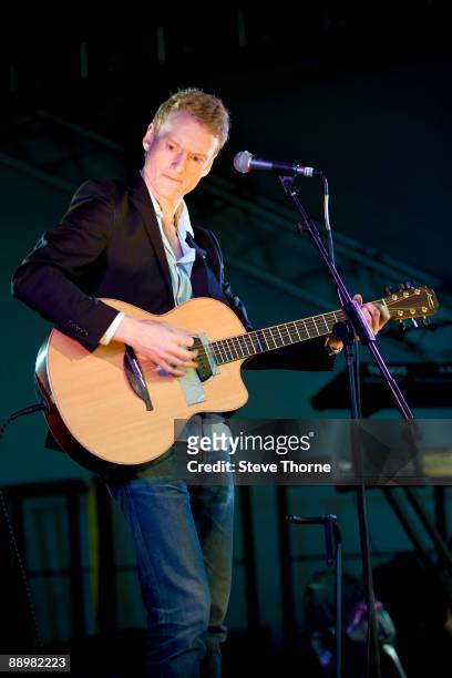 Teddy Thompson performs on stage on the first day of Cornbury Festival on July 11, 2009 in Charlbury, United Kingdom.