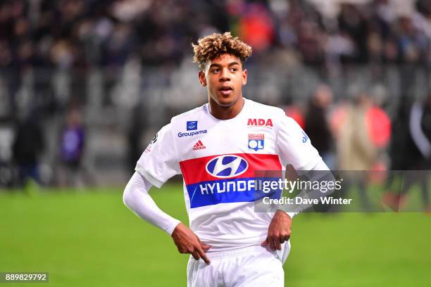 Willem Geubbels of Lyon after the Ligue 1 match between Amiens SC and Olympique Lyonnais at Stade de la Licorne on December 10, 2017 in Amiens,...