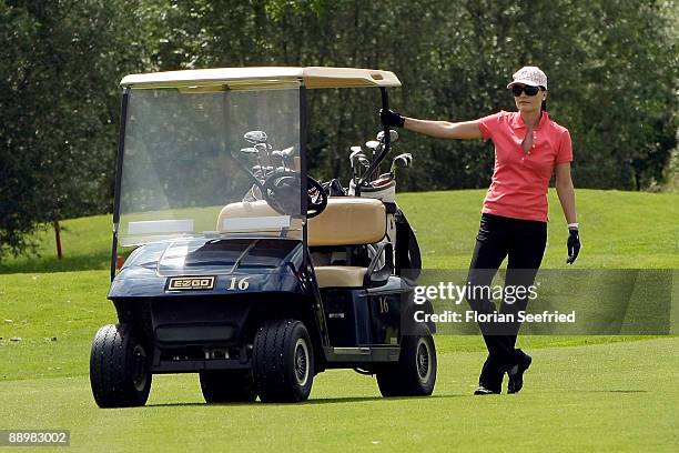 Kriemhild Siegel attends the golf tournament 'Kaiser Cup 2009' at 'Hartl Golf-Resort' on July 11, 2009 in Bad Griesbach, Germany.