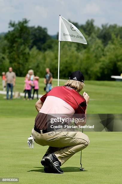 Oliver Kahn attends the golf tournament 'Kaiser Cup 2009' at 'Hartl Golf-Resort' on July 11, 2009 in Bad Griesbach, Germany.