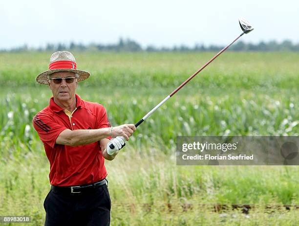 Franz Beckenbauer attends the golf tournament 'Kaiser Cup 2009' at 'Hartl Golf-Resort' on July 11, 2009 in Bad Griesbach, Germany.