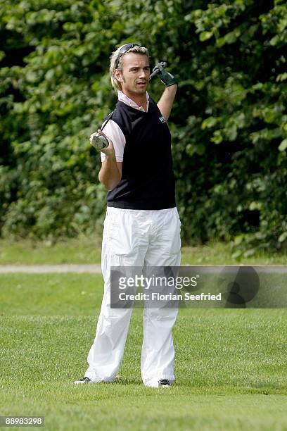 Florian Silbereisen attends the 'Kaiser Cup 2009' golf tournament at the Hartl Golf-Resort on July 11, 2009 in Bad Griesbach, Germany.