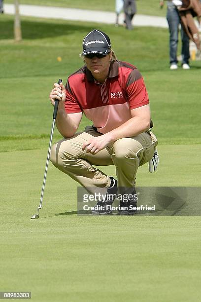 Oliver Kahn attends the 'Kaiser Cup 2009' golf tournament at the Hartl Golf-Resort on July 11, 2009 in Bad Griesbach, Germany.
