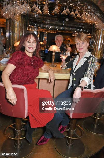 Arlene Phillips, George Layton and Samantha Bond attend 'One Night Only At The Ivy' in aid of Acting for Others on December 10, 2017 in London,...