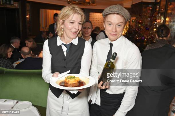 Jemma Redgrave and Freddie Fox attend 'One Night Only At The Ivy' in aid of Acting for Others on December 10, 2017 in London, England.