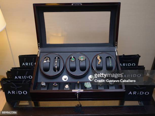 General views of the ARIDO Jewelry Presenting ROCK, 6X and ELEVE Art Basel Miami 2017 at Conrad Hotel on December 10, 2017 in Miami, Florida.