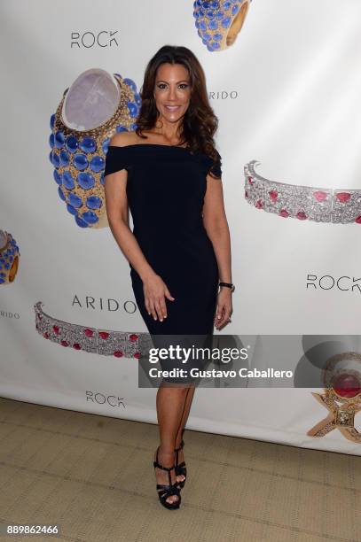 Designer Michelle Falk attends the ARIDO Jewelry Presenting ROCK, 6X and ELEVE Art Basel Miami 2017 at Conrad Hotel on December 10, 2017 in Miami,...