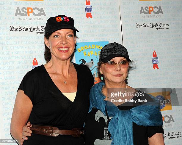 Actors Allison Janney and Elizabeth Ashley attends the 11th Annual Broadway Barks in Shubert Alley on July 11, 2009 in New York City.
