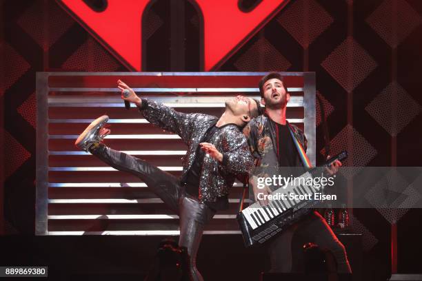 And Ryan Siegel perform onstage during KISS 108's Jingle Ball 2017 presented by Capital One at TD Garden on December 10, 2017 in Boston, Mass.