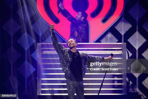 And Ryan Siegel perform onstage during KISS 108's Jingle Ball 2017 presented by Capital One at TD Garden on December 10, 2017 in Boston, Mass.
