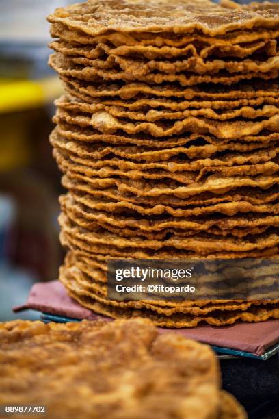 buñuelos ready to be served - donut chart stock pictures, royalty-free photos & images