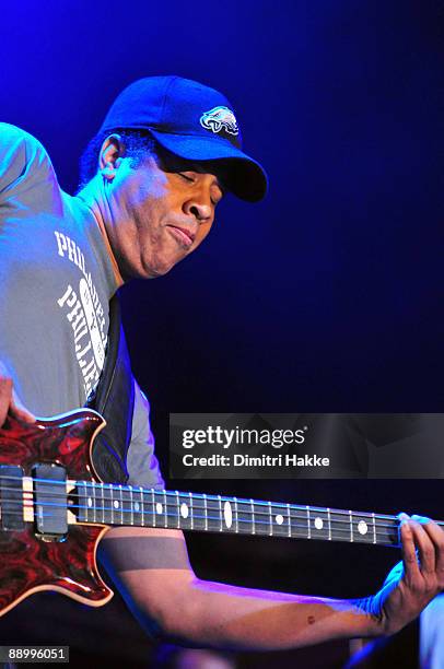 Stanley Clarke performs on stage as part of SMV during the second day of the North Sea Jazz Festival on July 11, 2009 in Rotterdam, Netherlands.