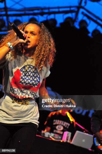 Melodee of La Melodia performs on stage during the second day of the North Sea Jazz Festival on July 11, 2009 in Rotterdam, Netherlands.