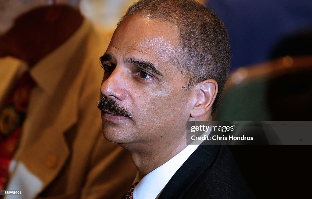 Eric Holder Addresses NAACP Centennial Convention