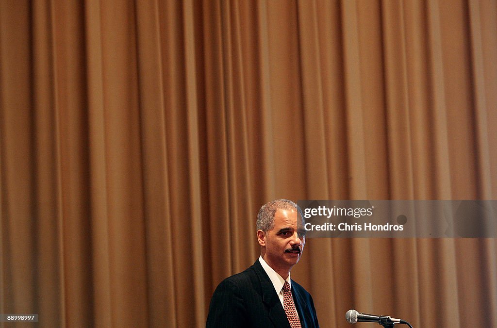 Eric Holder Addresses NAACP Centennial Convention