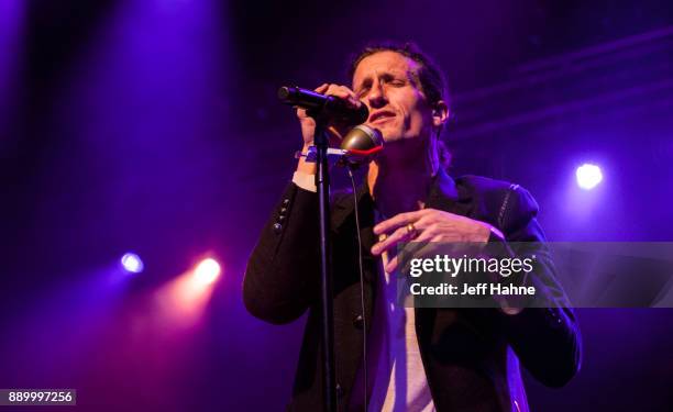 Singer David Shaw of The Revivalists performs at The Fillmore Charlotte on December 10, 2017 in Charlotte, North Carolina.