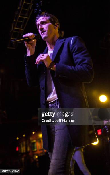 Singer David Shaw of The Revivalists performs at The Fillmore Charlotte on December 10, 2017 in Charlotte, North Carolina.