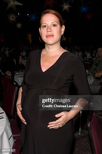 Actress Molly Ringwald attends the Freedom Concert at the Pasadena Convention Center Grand Ballroom on April 4, 2009 in Pasadena, California.